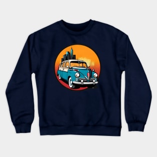 coche clasico Crewneck Sweatshirt